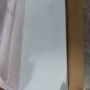 36'' x 84'' Glass Barn Door and 6.6 Ft Hardware Kit Included, MDF White Barn Door Slab with Frosted Glass, PVC Surface, Combined with Handle and Floor Guide-Assembly Required, Dark Grey