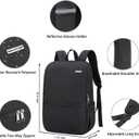 MAXTOP Deep Storage Laptop Backpack Business Anti-theft Backpacks[Water Resistant] College Computer Bookbag Fits 15 Inch Laptop Black
