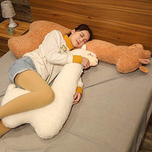 Ryttir 40 Inch 15% Chubbier Large Llama Stuffed Animal,Soft Weighted Alpaca Plush Stuffed Llamas Body Pillow for Kids and Adults - Perfect Christmas Llama Gifts for Cuddling and Room Decoration