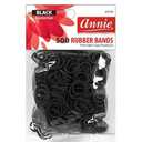 Annie Rubber Bands Asst Size 500Ct Black, Set of 4
