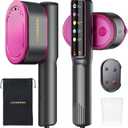 Travel Steamer for Clothes, 1200W Portable Steamer  Iron 2 In 1, 13s Heat Up, LED Touch Display with 5 Modes, Large Ceramic Heat Panel, 110ml Tank, Garment Steamer for Home and Travel (Medium)