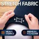 Boat Fender Covers  | Black & Navy Blue | 1, 2 & 4-Pack | Polyester (2-Pack, Navy Blue, 8 x 22)