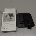 OCYCLONE Phone Stand, Adjustable Height and Angle Foldable Cell Phone Stand Holder for Desk, Taller iPhone Stand Compatible with 4.7"-13" Smartphones iPad Tablet, Black