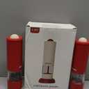 Electric Salt and Pepper Grinder Set, Today Deals Prime, Valentine's Day Gift, USB Rechargeable Adjustable Coarseness Automatic Salt Pepper Mill Shakers/Grinder Kitchen Spice Mill