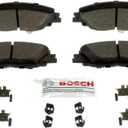 BOSCH BE2176H Blue Ceramic Disc Brake Pad Set With Hardware - Compatible With Select Toyota Corolla; FRONT