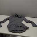 HBQ Women's Casual Sweater Dress Turtleneck Ribbed Bodycon Long Sleeve Mini Knit Dresses 2025 Fashion (Grey)