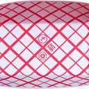 Southern Champion Tray 0413 #100 Southland Paperboard Food Tray, 1 lb Capacity, Red Check (Case of 1000)
