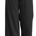 ANRABESS Women Wide Leg Capri Pants Summer Palazzo High Waisted Casual Loose Lounge Flowy Cropped Beach Trousers Work Outfits XL