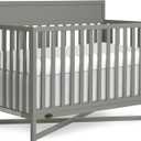Dream On Me Owen 5-in-1 Convertible Full-Size Baby Crib in Sea Grass, GreenGuard Gold & JPMA, Converts to Toddler, Day, & Full-Size Bed Non-Toxic Paint, Safe Sleep Environment, 53.7"L x 29.6"W x 42.1"H