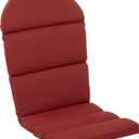 Arden Oceantex Indoor/Outdoor Adirondack Or Rocking Chair Cushion, 21.5 x 19, Water Repellent, Rain Proof, Fade Resistant Cushion for Rocking Chair Or Adirondack Nautical Red