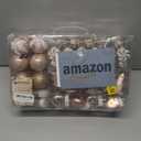 Sea Team 77-Pack Assorted Shatterproof Christmas Balls Christmas Ornaments Set Decorative Baubles Pendants with Reusable Hand-held Gift Package for Xmas Tree (Rose Gold)