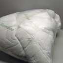 Ultra Soft Full Size Mattress Topper - Viscose Made from Bamboo Pillow Top Mattress Pad for Back Pain Relief - Naturally Cooling for Hot Sleepers, Green