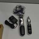 Wahl Groomsman Rechargeable Beard Trimmer kit for Mustaches, Nose Hair, and Light Detailing and Grooming with Bonus Wet/Dry Battery Nose Trimmer  Model 5622v