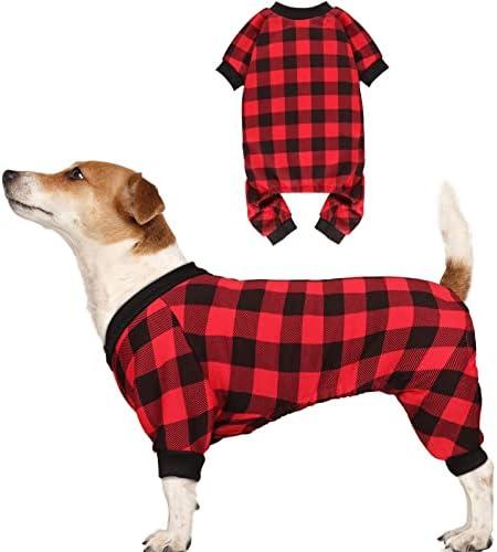 Dog Fleece Sweater Buffalo Plaid Sweater Clothes Dog Outfit Soft Thickening Warm Pet Clothes Sweaters for Dogs Girl & Boy(S)
