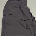 GymBrave Women's Hiking Cargo Pants Quick Dry Outdoor Camping Capris Water Resistant UPF 50 with Zipper Pockets (Large, Long-gray)