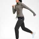 G Gradual Joggers for Women 4 Pockets High Waisted Athletic Jogger Pants Soft Sweatpants for Workout Running Travel (Black, S)