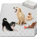 FXW Washable Pee Pads for Dogs, Puppy Pads with Super Absorbent, Specifically Designed for FXW Rollick/Homeplus 24inch 8 Panels Dog Playpen, 63" Square, Khaki, 1 Pack