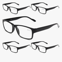 Gaoye Professional Reading Glasses for All Day - Computer Readers with Blue Light Protection - Value Pack