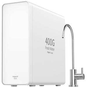 TOKIT U1 SE Under Sink Water Filtration System, Reverse Osmosis Water Filter Under Sink with Faucet, NSF/ANSI 58, Tankless, 400 GPD 2:1 Pure to Drain, Reduces TDS