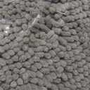 LuxUrux 3-Piece Bathroom Rug Set  Plush Chenille Bath Mats & U-Shaped Toilet Mat, Ultra-Soft, Absorbent & Non-Slip (20x20 U, 16x24 & 20x30 inches, Light Grey)