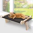 Topmart Cat Window Perch - Indoor Bed With Wood & Metal Frame, Easy to Adjust & Assemble Hammock Seat