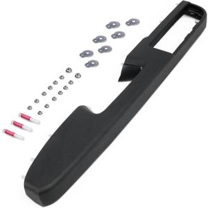 80994 Front Left Driver Side Armrest Repair Kit Fit for Chevy Silverado Suburban Tahoe Avalanche For GMC Sierra Yukon 2010-2014 Door Panel with Release Handle Above Armrest 27In - Black - GM# 84127280