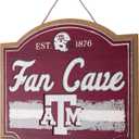 FOCO NCAA Official Primary Logo Established 15" Fan Cave Wall Sign (Texas A&M Aggies, One Size)
