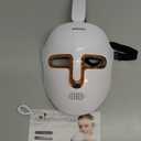 SDKWDH Red Light Photon Facial Mask, Wireless Rechargeable & Ergonomic Design with NIR, Portable for Home & Travel, Gold