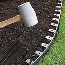 Metal Landscape Edging Anchoring Spikes,12 Inch Landscape Paver Edging Anchoring Spikes for Artificial Turf, Weed Barrier, Tent Spikes, Camping (25)