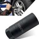 1 PC Car Oil Pressure Sensor Switch Sleeve, 3/8" Driver 45# Steel Anti-slip Hexagonal Design Oil Pressure Sending Socket, Universal Automotive Anti-theft Key Sleeve Accessorie (Black)