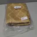 Jacquard Tablecloth Flower Pattern Polyester Table Cloth Spill Proof Dust-Proof Wrinkle Resistant Table Cover for Kitchen Dining Tabletop Decoration (Rectangle/Oblong, 60" x 84" (6-8 Seats), Gold)