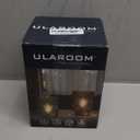 Battery Operated Small Cordless Table Lamps with Remote Control,Glass Dimmable Brightness Wireless Lamp with Timer,Battery Powered Lamp for Bedroom Living Room Home Decor(Jade Green)