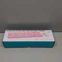 Wireless Keyboard and Mouse Combo, Retro Typewriter Keyboard with Round Keycaps, 2.4GHz USB Cute Wireless Keyboard Mouse for Computer, Desktop, Laptop and Computer (Black-Colorful)