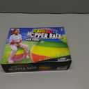 Rainbow Hopper Ball, 18 Inch, Bouncy Ball with Handle, Includes Pump, Great for for Indoor and Outdoor Play