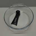 Glass Microwave Splatter Cover, Microwave Cover for Food with Standup Handle, Dishwasher Safe, Food Safe, Clear Microwave Plate Splatter Guard Lid with Vent Hole, House Essentials for Gift, 9.5inch