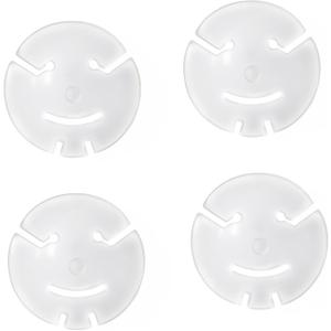 YALLOVE Reusable Silver Metal Balloon Cups, Set of 4, Compatible with YALLOVE Balloon Column Stand, Party, Unisex-Adults and Kids