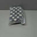 Boutique Fleece Belt Bag | Sherpa Checkered Crossbody Fanny Pack for Women | Fashionable Cute Waist Pack | Small Chest Bag | Gold Accessories | Adjustable Extended Strap | Black Checker