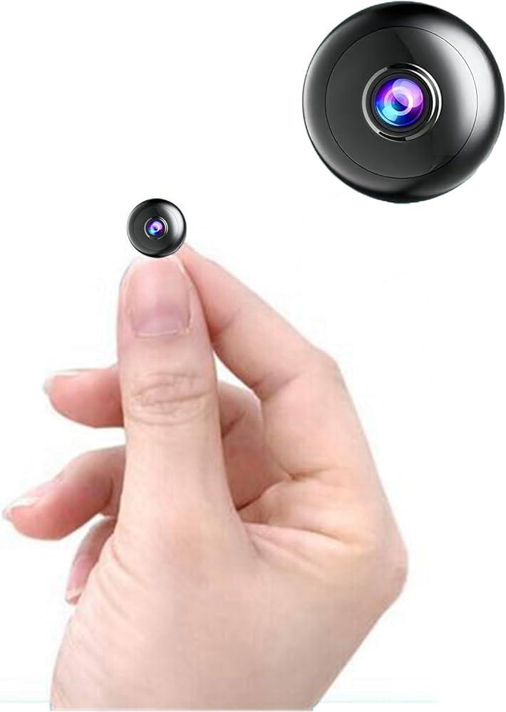 Only 0.9 inch Hidden Camera with Audio/ Video Mini Small Spy Cameras Home Indoor Use Night Vision Motion Detection Baby Monitor Wireless Outdoor Nanny espias ocultas WiFi Security Secret (Small mini)