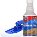 Clean-eez Ultimate Floor Restorer & Polish - Revitalize, Protect, Shine Wood, Laminate, Vinyl, Bamboo, Slate, Terracotta & More (1 Bottle W/Microfiber)
