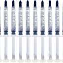 Bright White Smiles - Teeth Whitening Gel Refill Kit - 10 Tubes 44% Carbamide Peroxide Tooth Whitener Formula