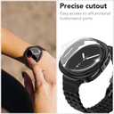 2 x SPGUARD For Samsung Galaxy Watch 8 Screen Protector Case 40mm Cover, [2+2Pack] Scratch Resistant Tempered Glass Screen Protector & Hard PC Bumper for Samsung Galaxy Watch8 40mm(NOT for Other Models)