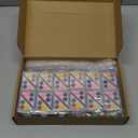 48 Pack Mini Watercolor Paint Sets, 6 Color Washable Paint Palette Bulk Kit with Brushes for Valentine Art Party Favors School Prizes Educational Supplies Stocking Stuffers