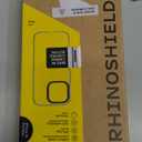 RhinoShield Clear Case with Camera Control Capture Button Compatible with [iPhone 16 Pro Max] | Advanced Yellowing Resistance, High Transparency, Protective Phone Case - Black Camera Ring