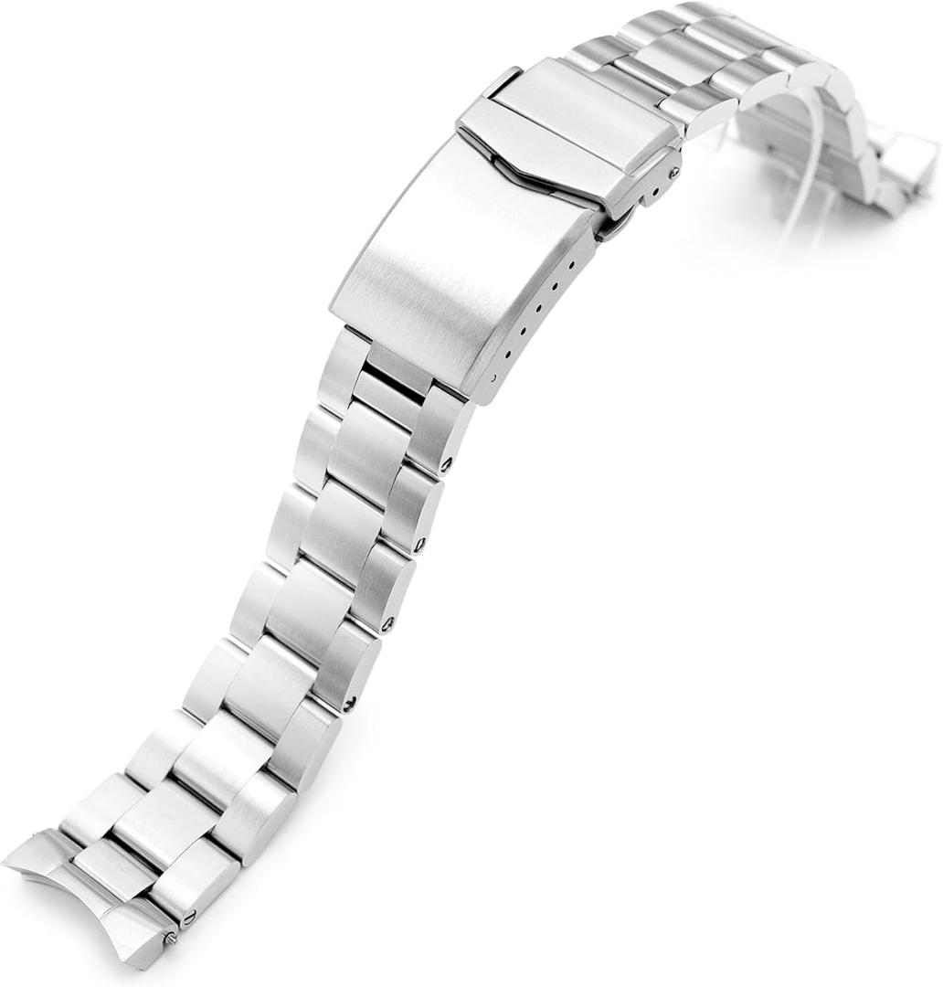MiLTAT 20mm Super-O Boyer Watch Band compatible with Seiko Alpinist SARB017 SPB155 SBEJ005 Hamilton Khaki H70455733