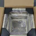 MyGift Modern Pizza Pedestal Stand, Twisting Geometric Brass Tone Metal Racks, Tiered Abstract Food Display Stands, Dessert Serving Risers for Cupcakes, 3-Piece Set