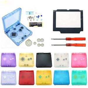 IPS Ready Upgraded eXtremeRate Emerald Green Custom Replacement Housing Shell for Gameboy Advance SP GBA SP – Compatible with Both IPS & Standard LCD – Console & Screen NOT Included, Some Parts Are Missing