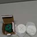 TV Wire Hider Kit for Wall Mount TV, White in Wall Cable Management Kit, Includes 2 Pass Throughs and Hole Saw Drill Attachment for Easy Install