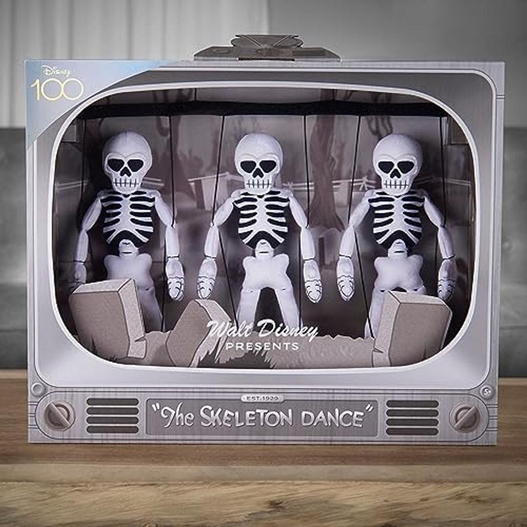 Disney 100 Years of Wonder Walt Disney Presents Silly Symphonies Skeleton Dance Plush Doll, Officially Licensed for Kids Ages 5+ Disney 100 Years of Wonder Walt Disney Presents Silly Symphonies Skeleton Dance Plush Doll, Officially Licensed for Kids Ages 5+