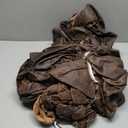 Leather Look Loveseat Recliner Cover, 6-Pieces Stretch Dual Recliner Sofa Covers, Soft Reclining Couch Slipcover, Washable Furniture Protector for Pets (2 Seater, Brown)