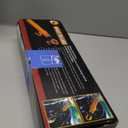 Tevlaphee Steering Wheel Lock Anti-Theft Car Device Heavy Duty Security Car Lock Antitheft Locking Devices Great Deterrent Adjustable Car Wheel Lock Anti Theft for Vehicle Truck with 3 Keys(Black)